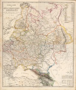 General Map of European Russia and the Caucasian Countries